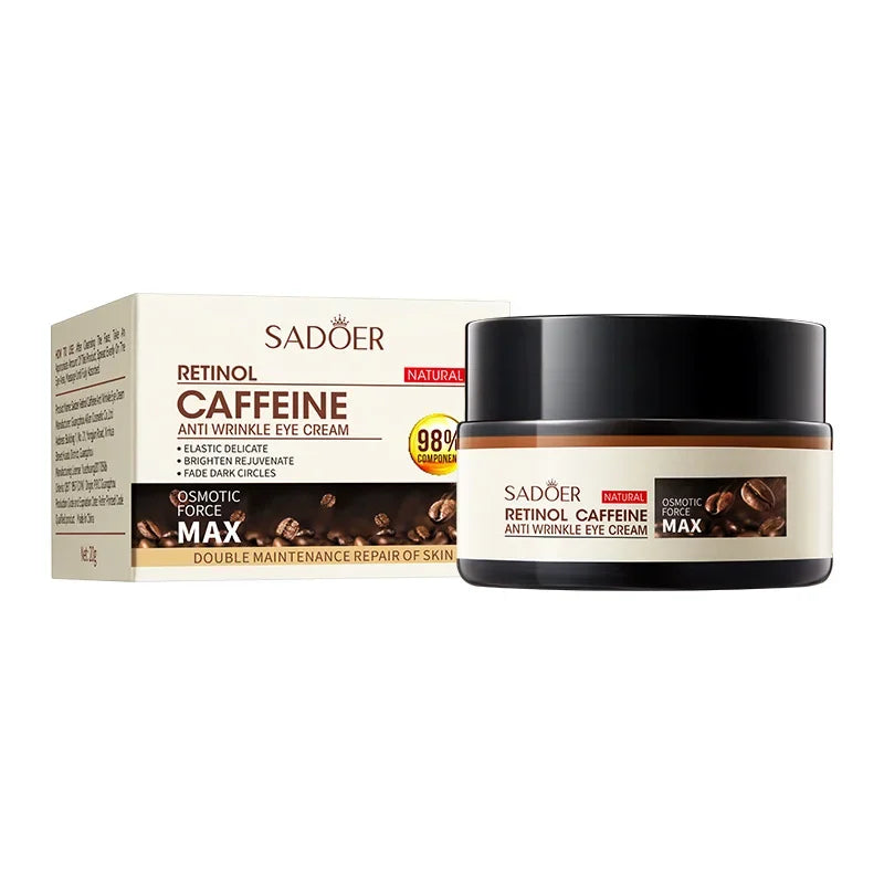 💥10000+ people feel effective🔥2024 NEW Retinol Caffeine Anti-Wrinkle Stay-Up Late Eye Cream