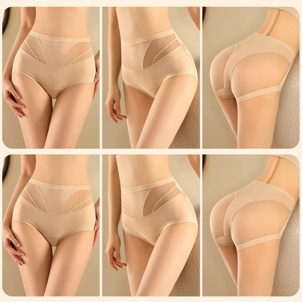 🌸Buy 3 Get 3 Free🌸-4-in-1 🔥High-Waist Breathable Shaping Panties