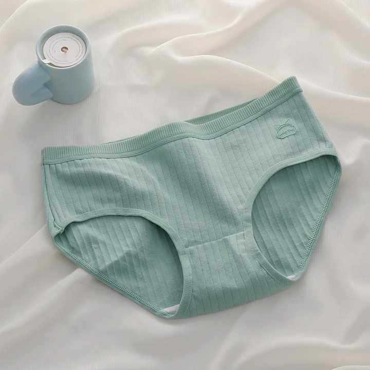 Simple Comfortable Antibacterial Briefs for Women
