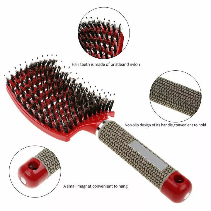 BRISTLE NYLON HAIRBRUSH-BUY 1 GET 1 FREE