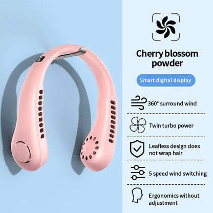 🎁Last Day Promotion SAVE 49% - 2023 New Portable Neck Fan(Buy 3 Free Shipping)