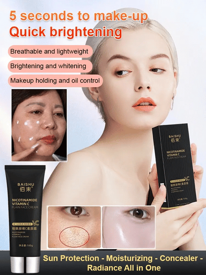 NIACINAMIDE VITAMIN C BLACK TUBE SKIN CREAM