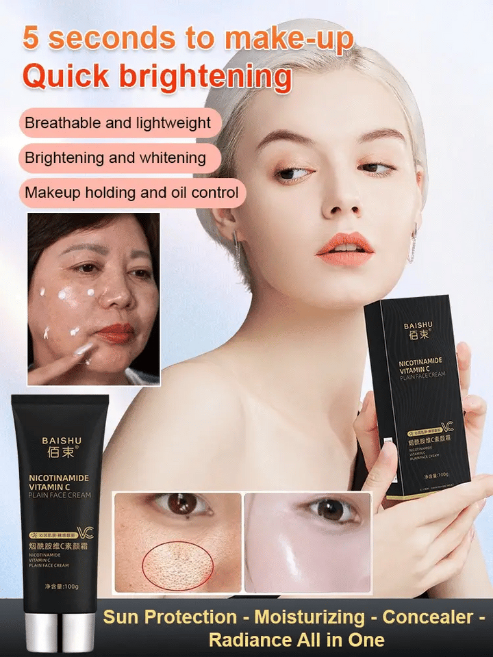 NIACINAMIDE VITAMIN C BLACK TUBE SKIN CREAM