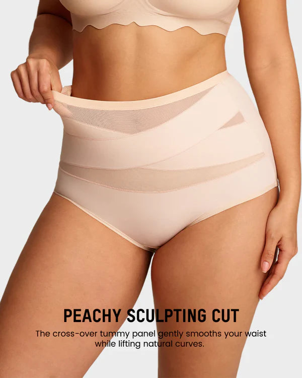 🌸Last Day-Buy 1 Get 3 Packs✨Plus-Size High-Waist Shapewear Briefs -👍Tummy Control Butt Lifting Panties for Women, Comfortable Seamless Underwear