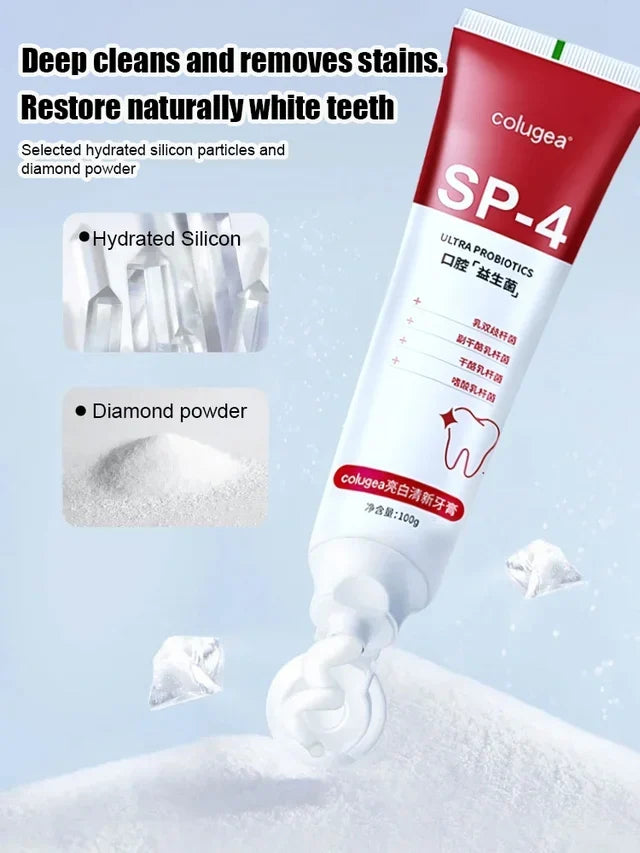 💥2024 Experts Recommend Product-Fresh Whitening Probiotic Toothpaste