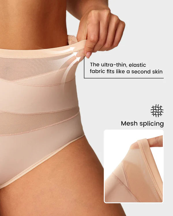 🌸Last Day-Buy 1 Get 3 Packs✨Plus-Size High-Waist Shapewear Briefs -👍Tummy Control Butt Lifting Panties for Women, Comfortable Seamless Underwear
