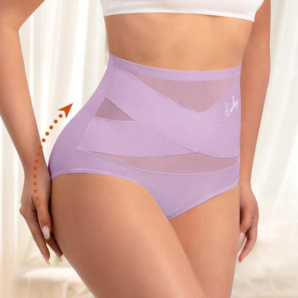 🌸Last Day-Buy 1 Get 3 Packs✨Plus-Size High-Waist Shapewear Briefs -👍Tummy Control Butt Lifting Panties for Women, Comfortable Seamless Underwear