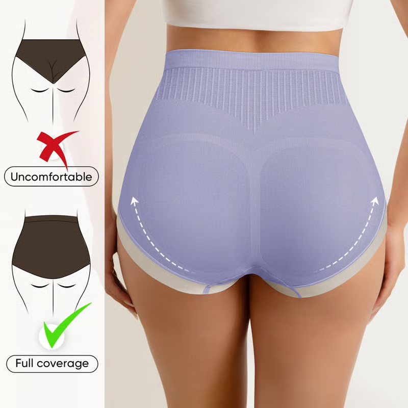 Womens High Waist Seamless Panties