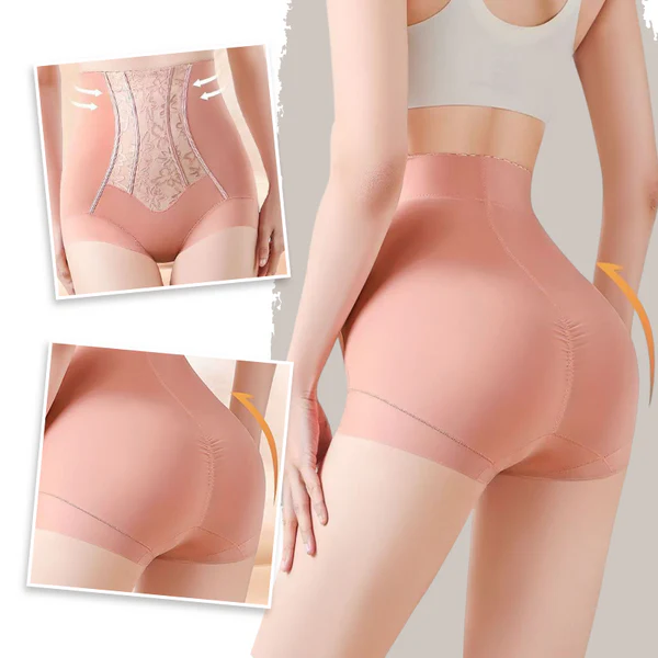 Shapewear bodysuit with high waist