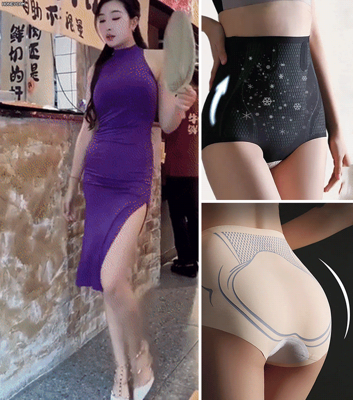Liquid High Waist Hip Lifting Tummy Tucking Panties