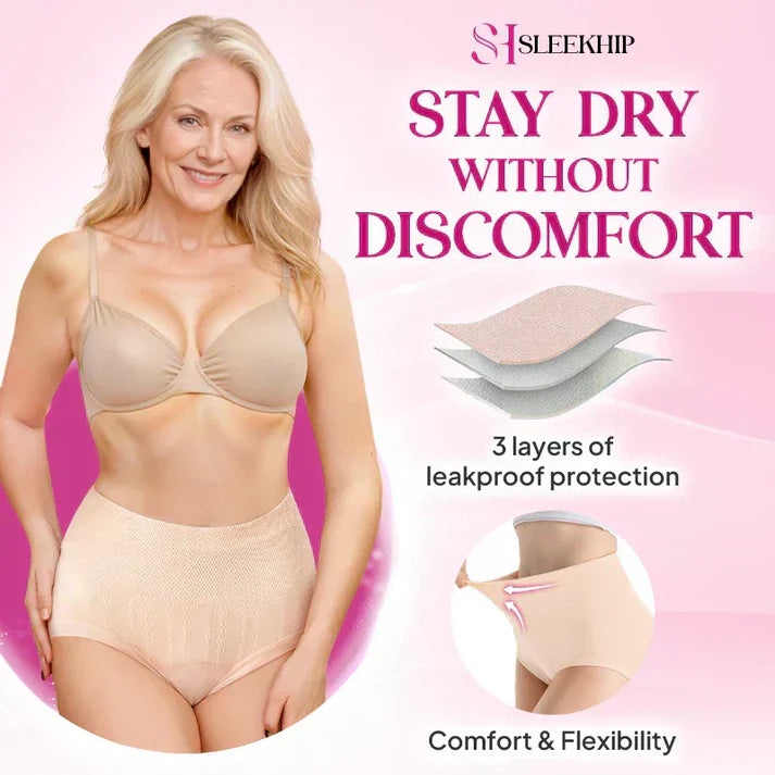 High Waisted Tummy Tuck Hip Lifting No Trace Wormwood Antibacterial Panties
