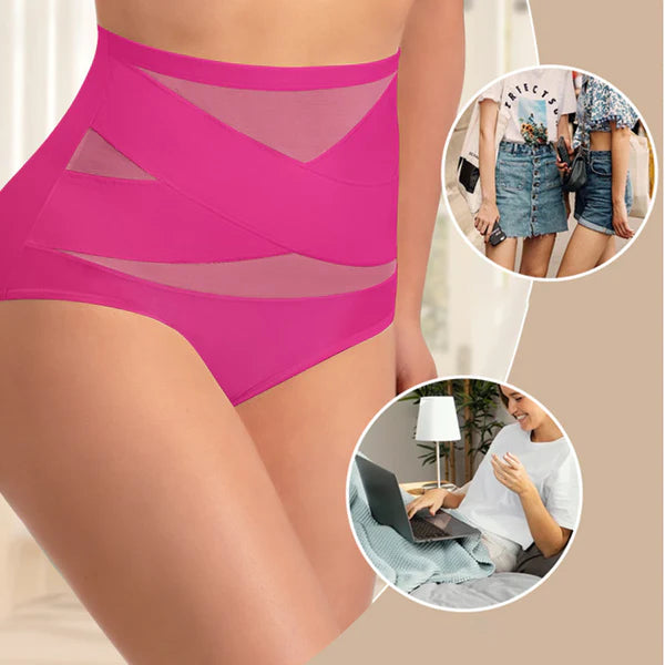 🌸Last Day-Buy 1 Get 3 Packs✨Plus-Size High-Waist Shapewear Briefs -👍Tummy Control Butt Lifting Panties for Women, Comfortable Seamless Underwear