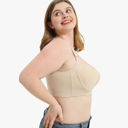2024 New Push-Up Back Smoothing Bra-Black