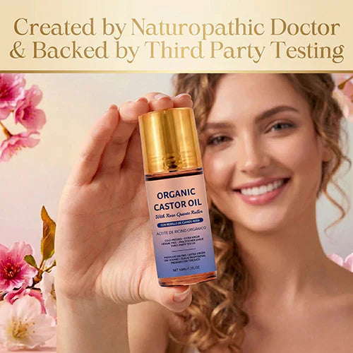 🏆Limited time offer⚡ 50K+ SOLD!Organic Castor Oil Roll-On