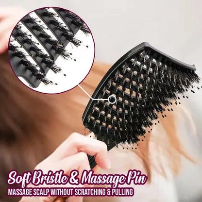 BRISTLE NYLON HAIRBRUSH-BUY 1 GET 1 FREE