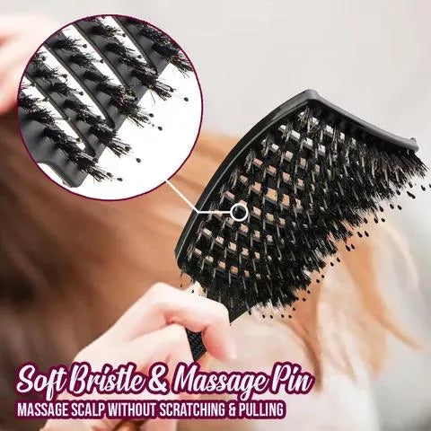 BRISTLE NYLON HAIRBRUSH-BUY 1 GET 1 FREE