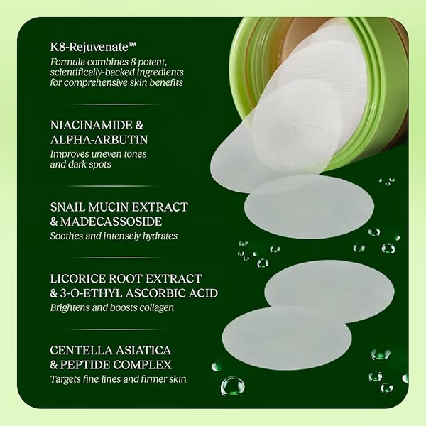 Aging Lightens Dark Spots and Wrinkles Toner