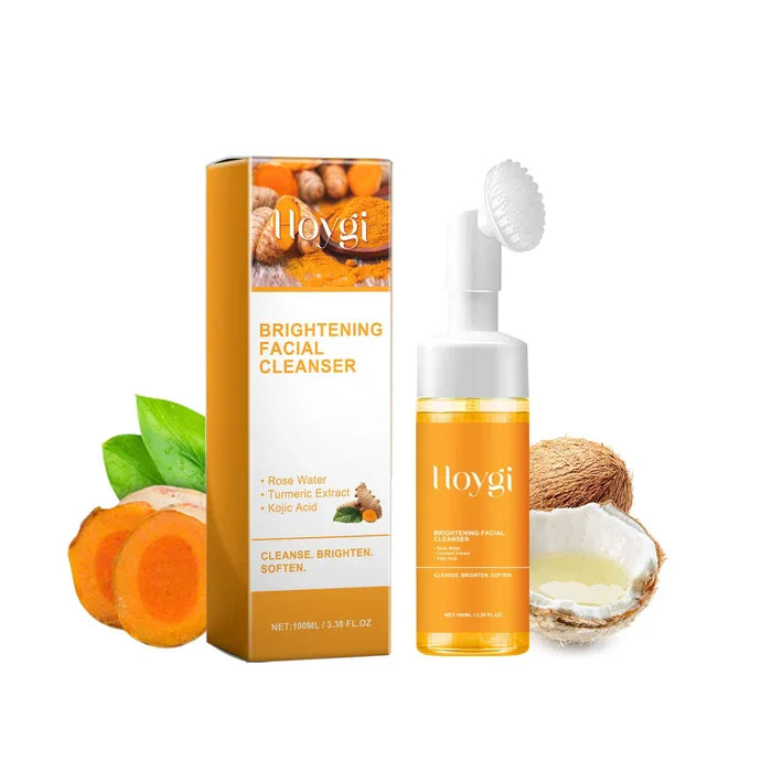 TURMERIC FACIAL CLEANSER FOR ACNE SCARS &amp; MARKS - DEEP CLEANSING &amp; BRIGHTENING
