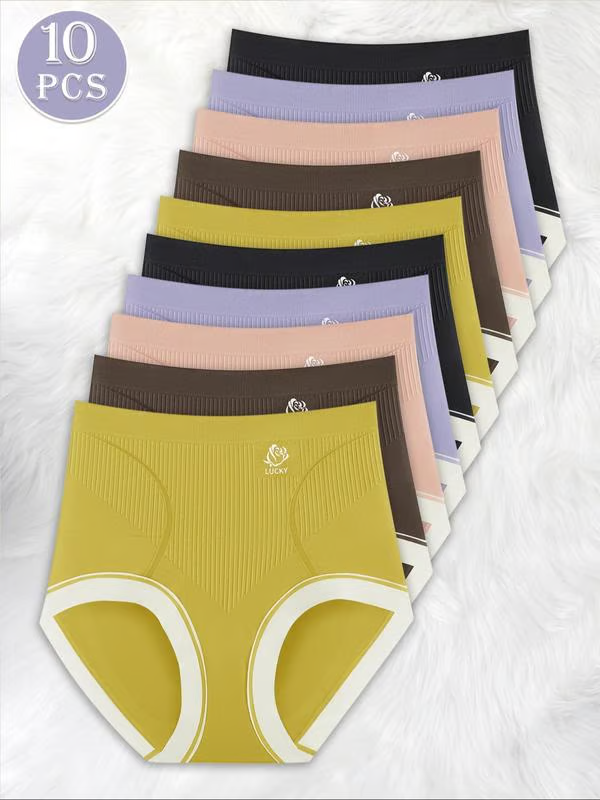 Womens High Waist Seamless Panties