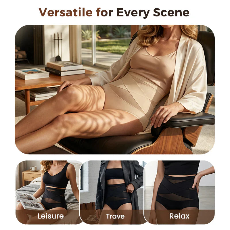 🌸Last Day-Buy 1 Get 1 Packs✨2026 Plus-Size High-Waist Shapewear Briefs