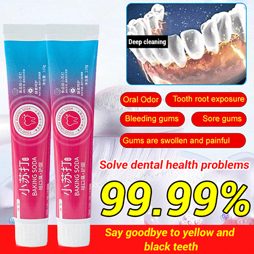 💥2024 Experts Recommend Product-Baking soda toothpaste oral care