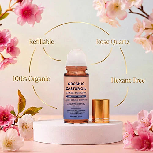 🏆Limited time offer⚡ 50K+ SOLD!Organic Castor Oil Roll-On