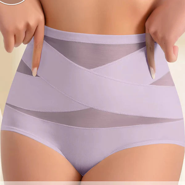 🌸Last Day-Buy 1 Get 3 Packs✨Plus-Size High-Waist Shapewear Briefs -👍Tummy Control Butt Lifting Panties for Women, Comfortable Seamless Underwear