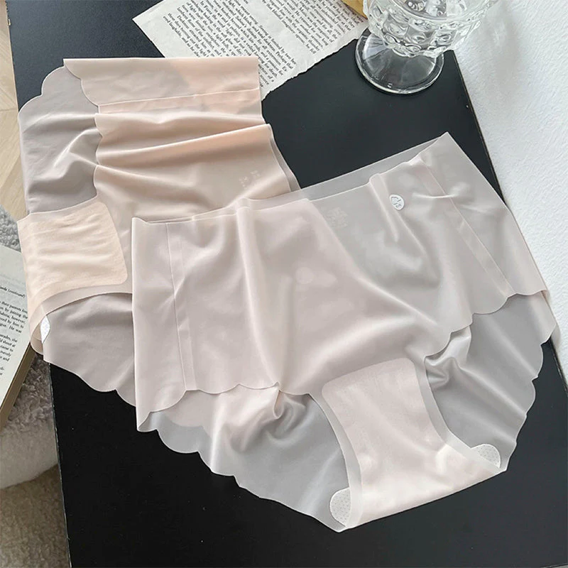Womens Ice Silk No Trace Panties