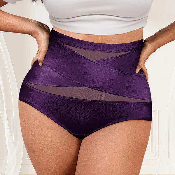 🌸Last Day-Buy 1 Get 3 Packs✨Plus-Size High-Waist Shapewear Briefs -👍Tummy Control Butt Lifting Panties for Women, Comfortable Seamless Underwear