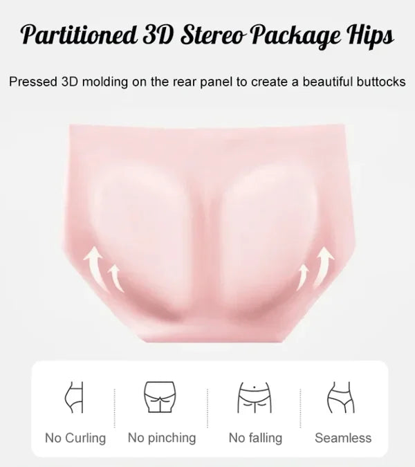 🔥PAY1 GET 3(3PACKS)⏰ PREMIUM SATIN ANTIBACTERIAL ICE SILK MOISTURE-ABSORBING PANTIES