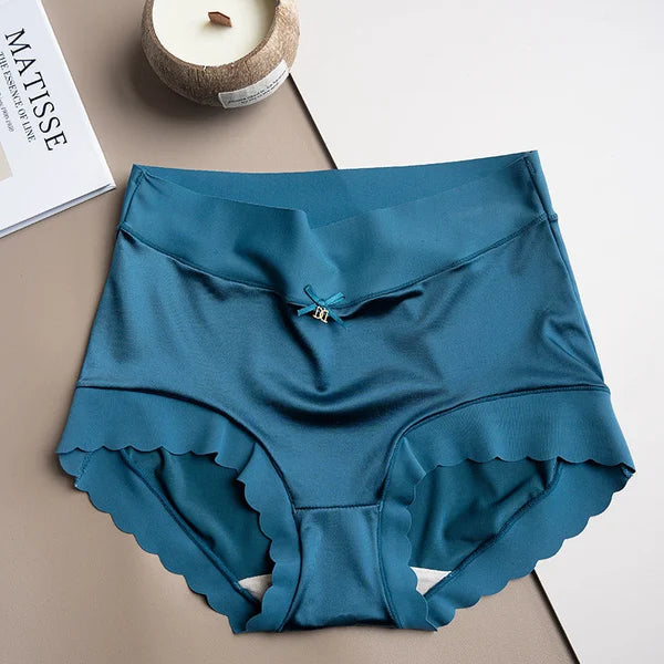 🔥PAY1 GET 3(3PACKS)⏰ PREMIUM SATIN ANTIBACTERIAL ICE SILK MOISTURE-ABSORBING PANTIES