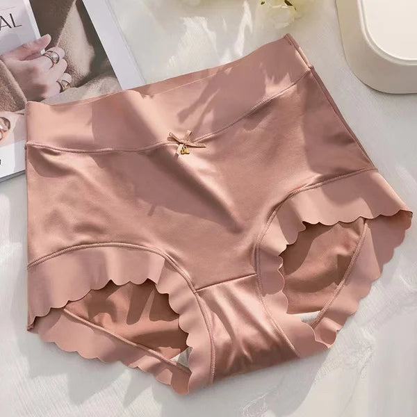 🔥PAY1 GET 3(3PACKS)⏰ PREMIUM SATIN ANTIBACTERIAL ICE SILK MOISTURE-ABSORBING PANTIES