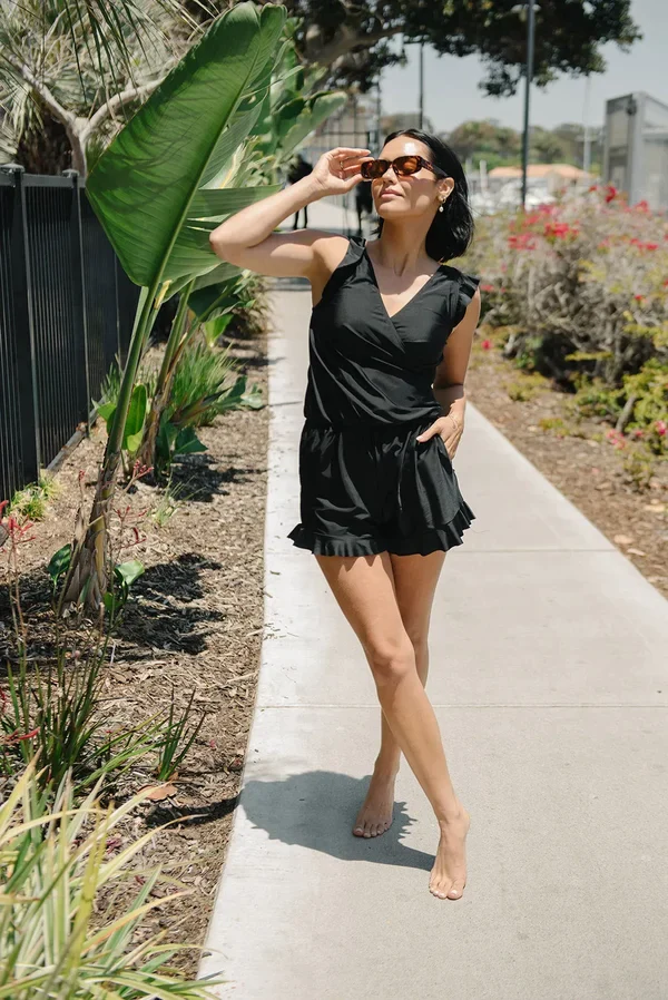 😍 LAST DAY PROMOTION 50% OFF😍SWIM ROMPER BUILT-IN BRA👗DETACHABLE BRA CUP