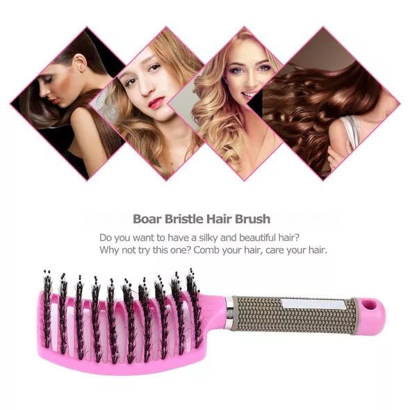 BRISTLE NYLON HAIRBRUSH-BUY 1 GET 1 FREE