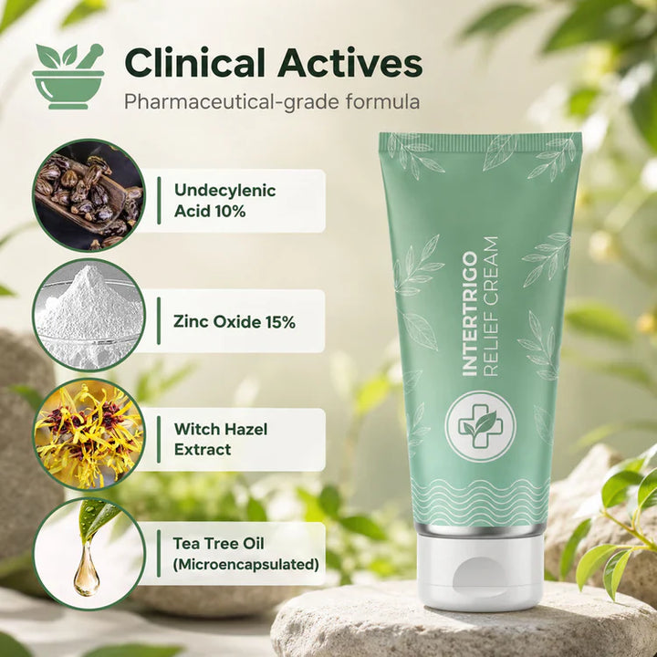 Last five hours! 🔥Intertrigo Relief Cream treats 99% of skin fold rashes from the first application✨