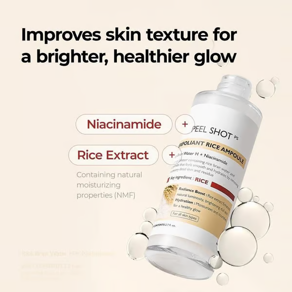 Peel Shot Glow Rice Ampoule Duo