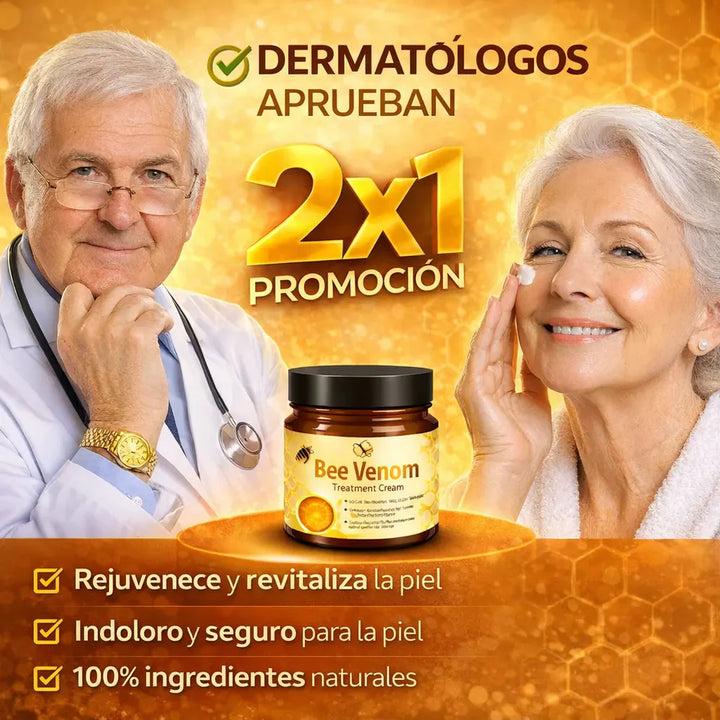 🐝PUROSA® Bee Venom Skin Treatment Cream, Anti-aging, Hydrating, Skin Repair, Even Tone, Acne and Dark Spot Treatment, Wart and Mole Removal, Psoriasis Relief