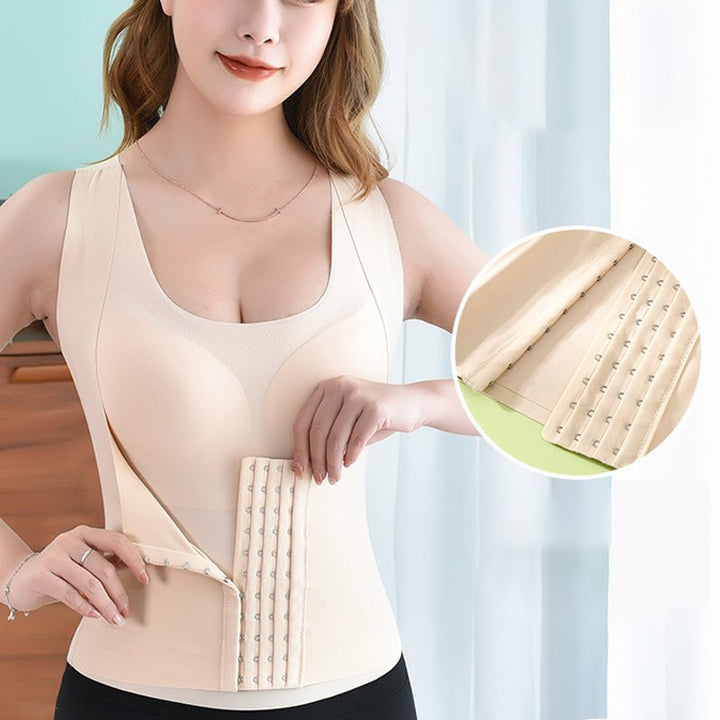 2 in 1 Waist Buttoned Bra