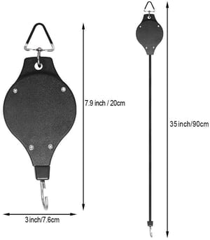 Plant Pulley Set For Garden Baskets Pots Birds Feeder