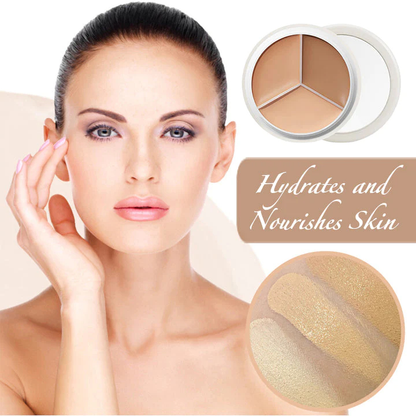 🏆Pamper Yourself⚡3-In-1 Contouring And Brighten Concealer Palette