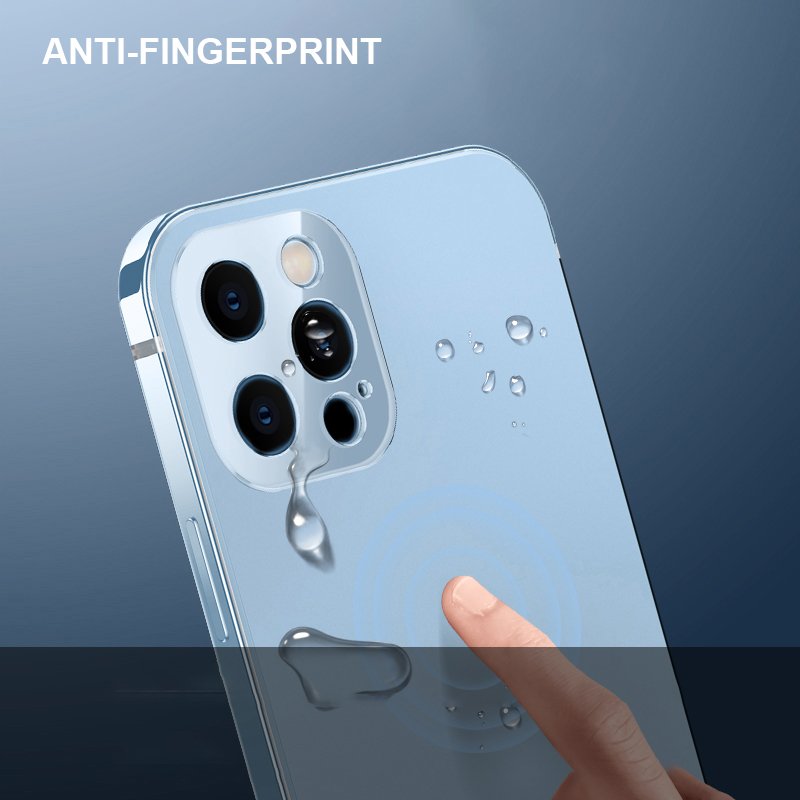2021 Sierra Blue Stainless Steel Frame Matte Case Cover For iPhone