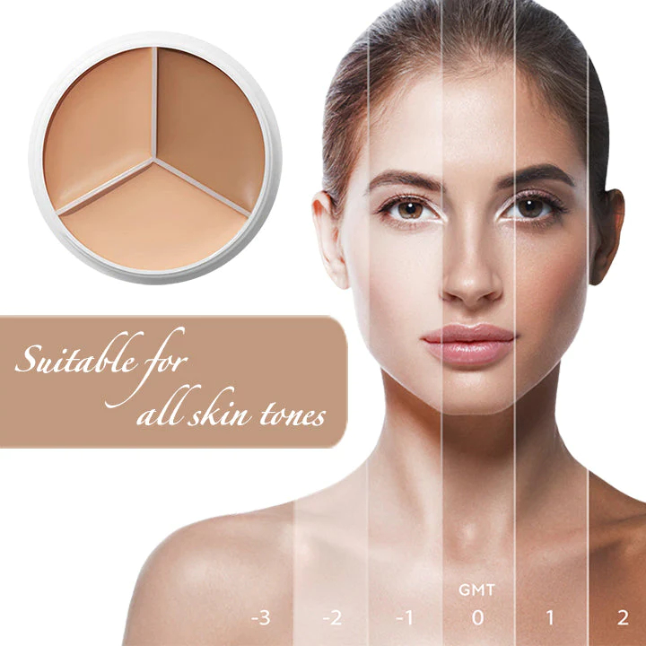 🏆Pamper Yourself⚡3-In-1 Contouring And Brighten Concealer Palette
