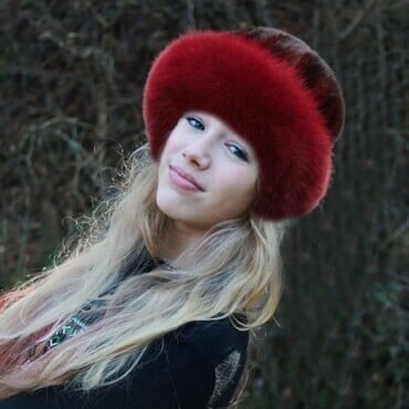 🏆Flash Sale⚡Mink fox fur braided real hair warm thick basin hat