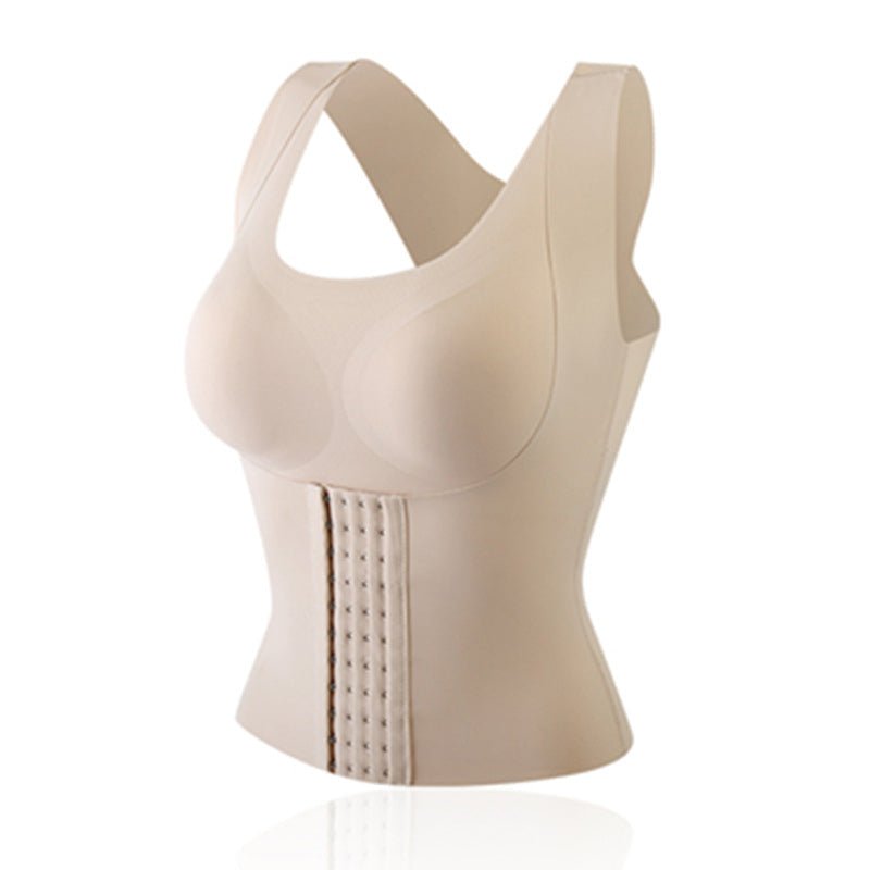 2 in 1 Waist Buttoned Bra